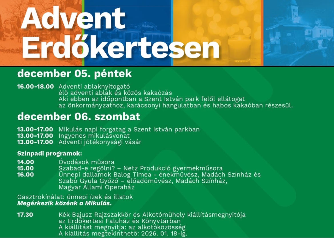 MÁSODIK ADVENTI HÉTVÉGE