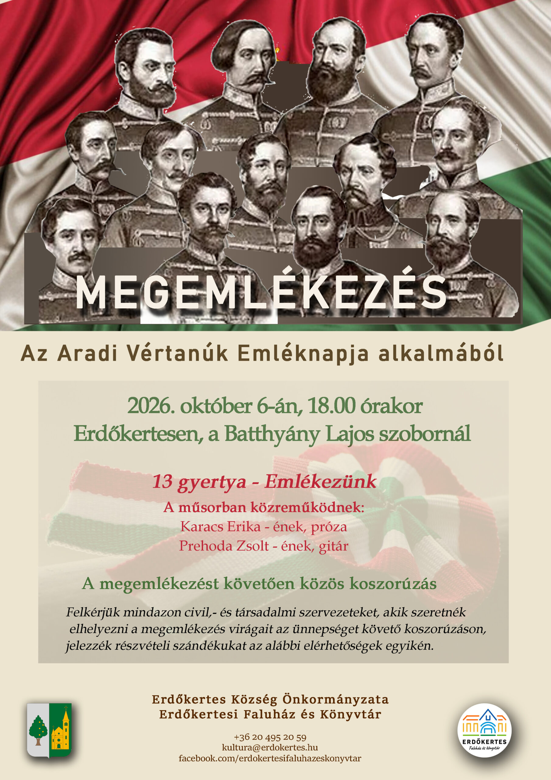 MEGEMLÉKEZÉS AZ ARADI VÉRTANÚK TISZTELETÉRE